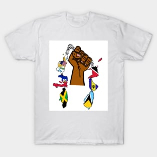 Separated by Water , United by Culture  West Indian Caribbean Pride T-Shirt